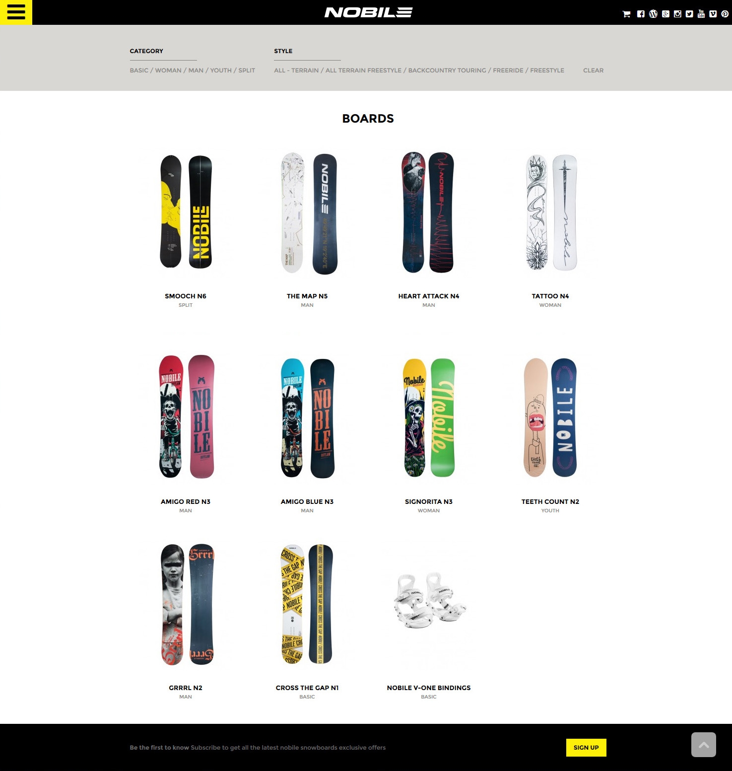 Nobile  Snowboards 2016 by Labmatic