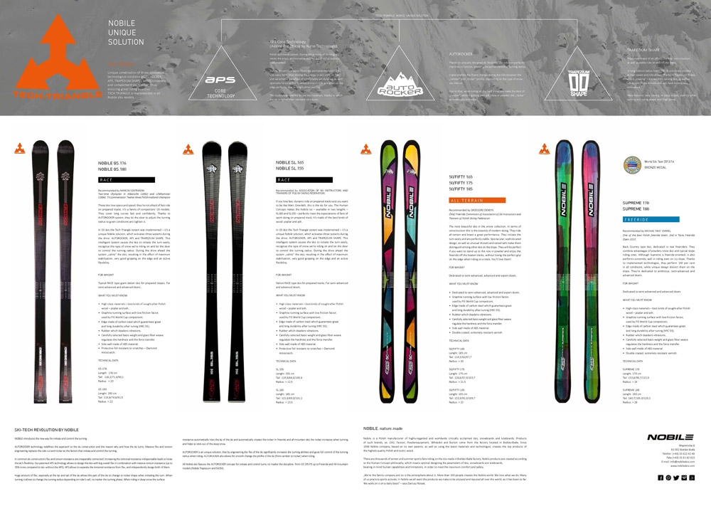 Nobile Skis brochure by Labmatic